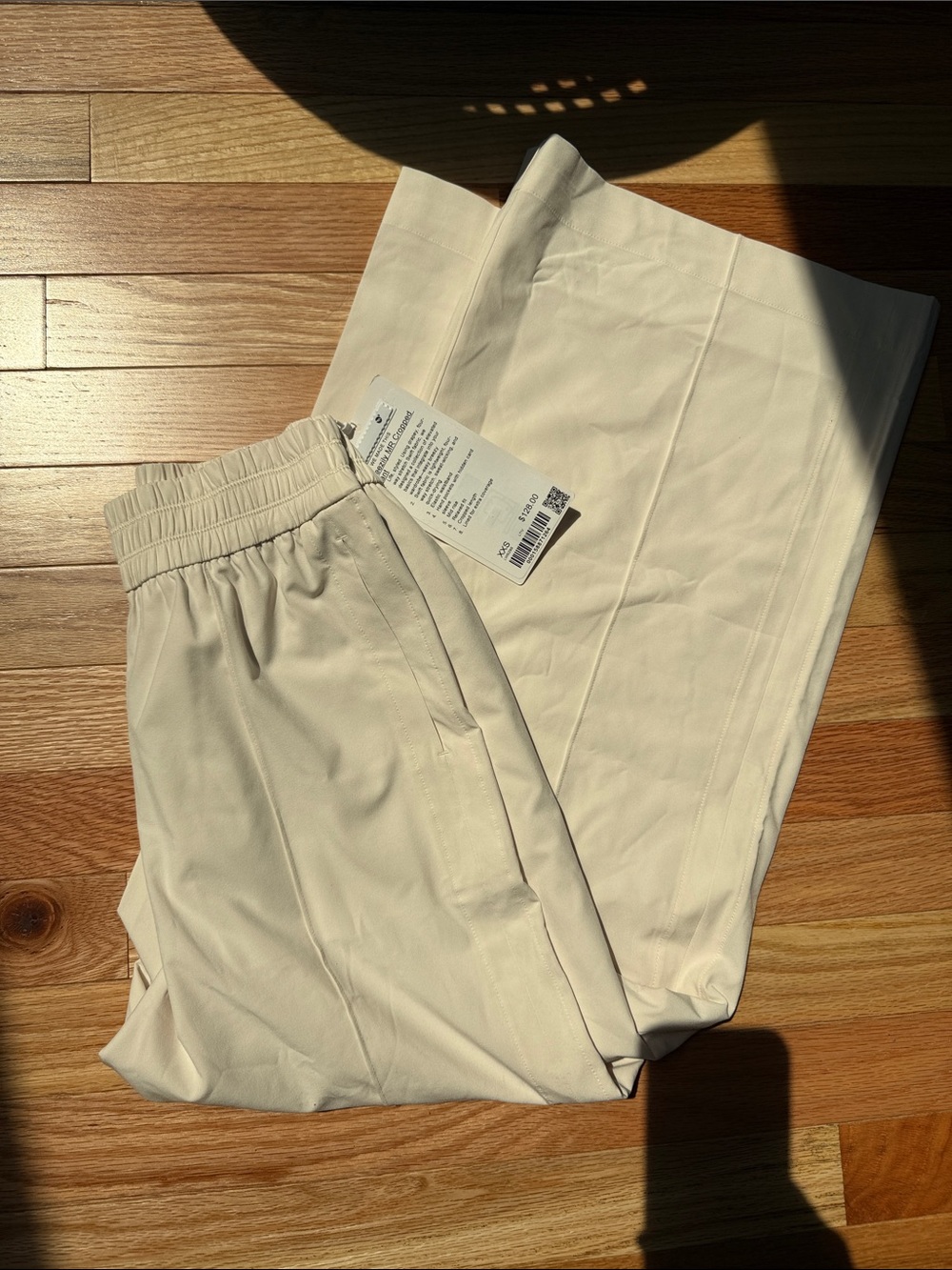 lululemon athletica Straight-Leg Pants — Light Cream